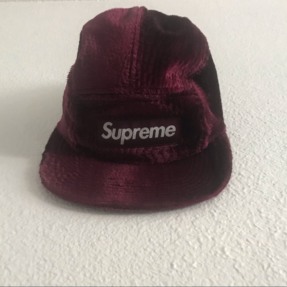 Supreme Suede Camp Cap